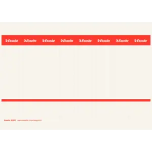 Potlačiteľné kartónové štítky na PC pre pákové zoraďovače Esselte